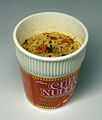 Zubereitete „Cup Noodles“