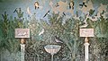 Printemps aux oiseaux. Fresque, style III. Maison du bracelet d'or. Triclinium d'été. Pompéi, 30-35 EC