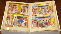 Dalimilova kronika, iluminace z tzv. Pařížského zlomku, jediného dochovaného latinského překladu kroniky