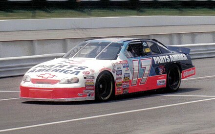 The Darrell Waltrip number 17 in 1997 at Pocono