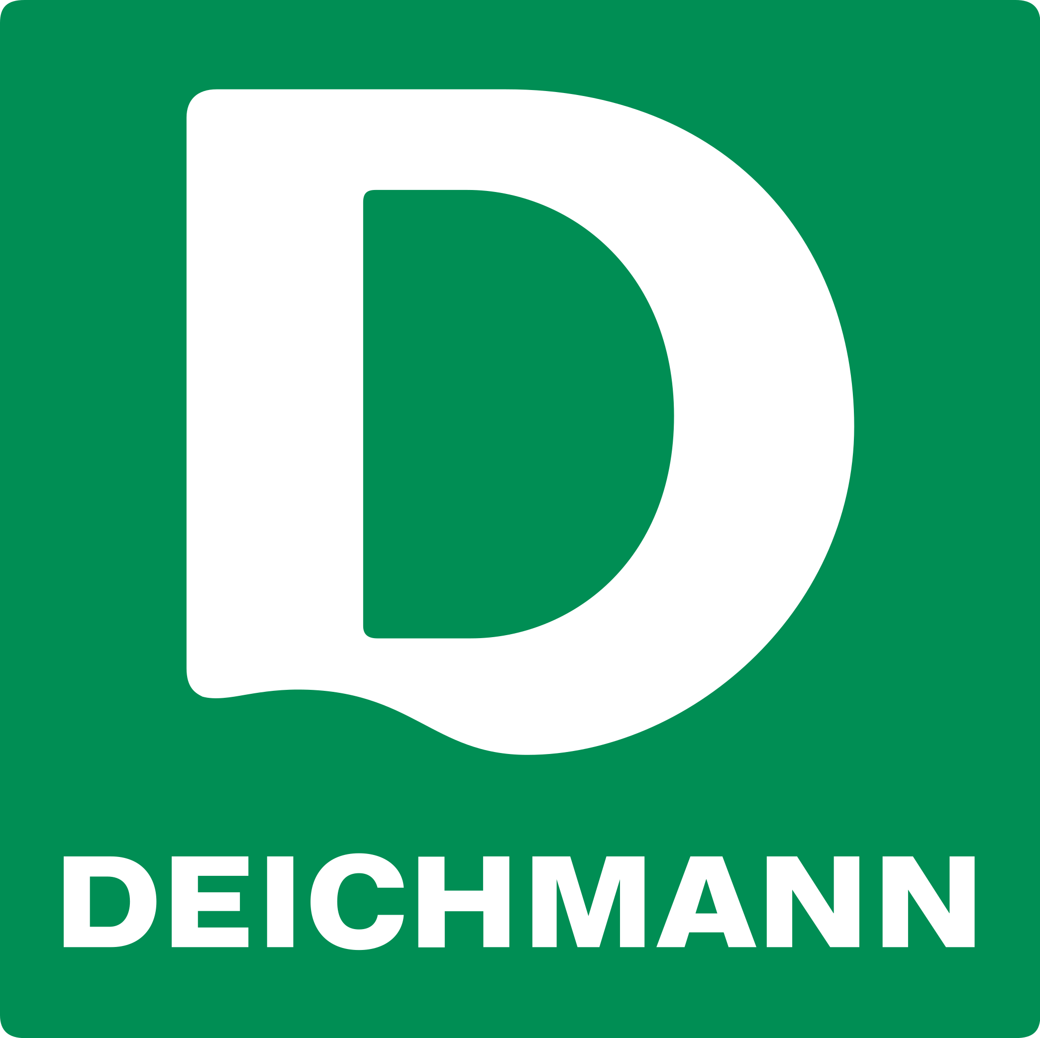 Forvent det Hovedsagelig Brokke sig File:Deichmann logo.svg - Wikimedia Commons
