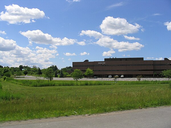 An Office Building off I-481 in the flat northern part of DeWitt.