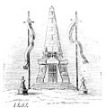 Die Gartenlaube (1867) b 749 4.jpg Großes österreichisches Denkmal auf der Höhe zwischen Chlum und Lipa.