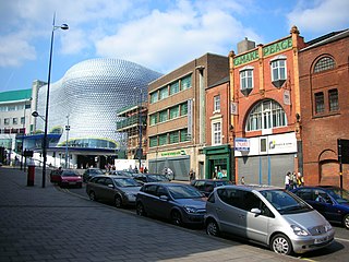 Digbeth District in Birmingham, England