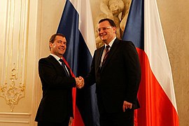 S ruským prezidentem Medveděvem