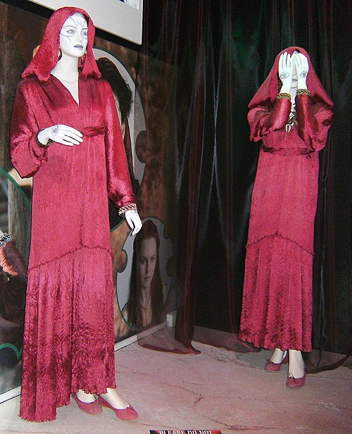The Sibylline Sisterhood costumes as shown at the Doctor Who Experience