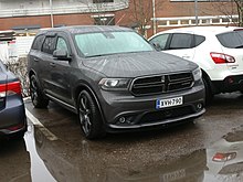 Refreshed headlights and grille for 2014 Dodge Durango Helsinki.jpg