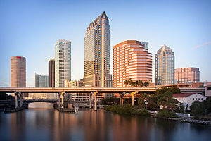 Skyline der Innenstadt von Tampa