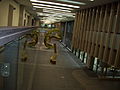 View from first floor of concourse in main hospital.