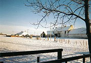 East Lambroughton Farm in 2004, viewed from the Farm Labourers houses at Chapeltoun, with East Lambroughton Cottages in near the distance EastLambroughton2.jpg