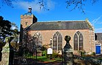 Edzell va Letnnot cherkovi devorlari va eshiklari bilan (dastlab Edzell Parish)