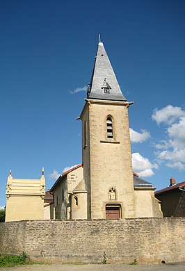 Kerk van Saint-Georges / Sankt Georg in Roncourt / Römerhof in Lothringen