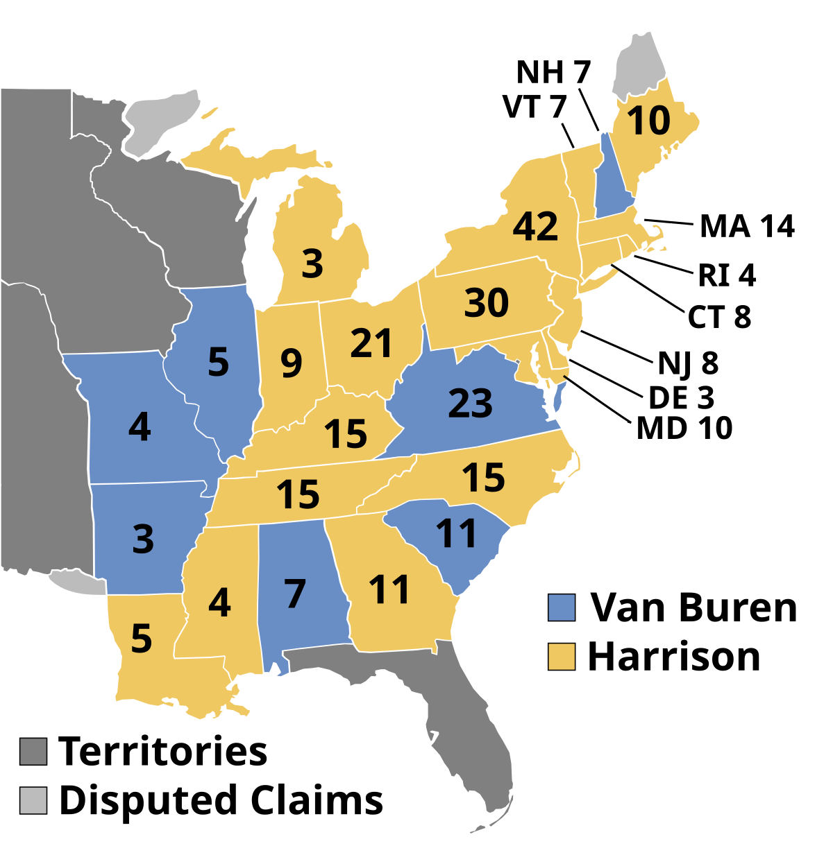 1840 United States Presidential Election Wikipedia