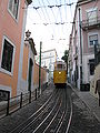 English: Glória Funicular, Lisbon, Portugal Português: Elevador da Glória, Lisboa