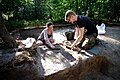 Exploration of the trench of cremation burial site in Chlodik.jpg