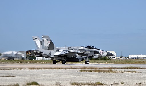 F-18A of VFC-12 at NAS Key West in November 2014