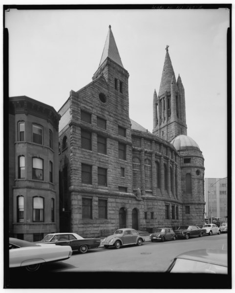 File:FULTON STREET ELEVATION - First Baptist Peddie Memorial Church, Broad and Fulton Streets, Newark, Essex County, NJ HABS NJ,7-NEARK,33-2.tif