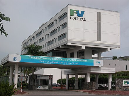 Franco-Vietnamese Hospital in District 7, Ho Chi Minh City
