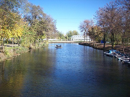 Ferdowsi Park in Dushanbe Tajikistan