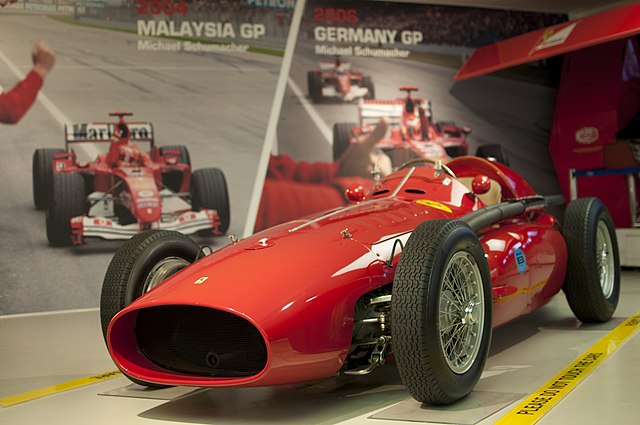 A Ferrari 555 at the Museo Ferrari