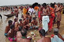 Festival of sacred bath (Baruni snan- in Bengali) in Bangladesh.jpg