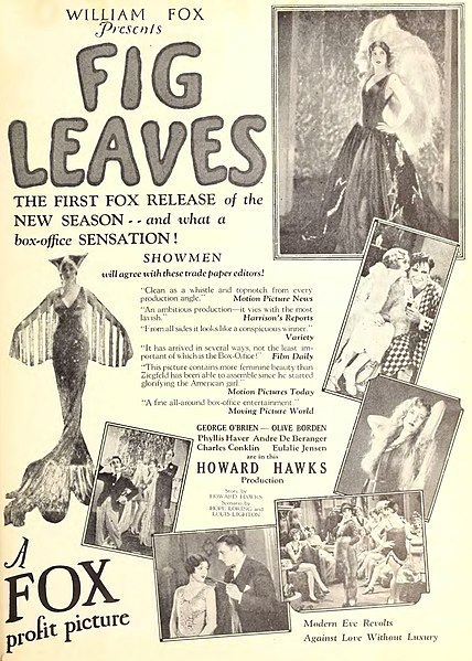 File:Fig Leaves ad in Motion Picture News (weekly, July 3, 1926 to August 28, 1926) (page 557 crop).jpg