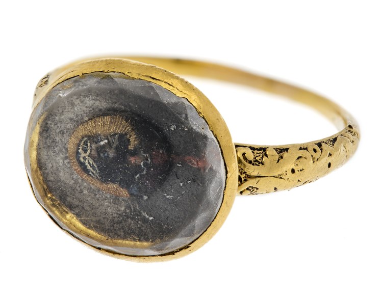 File:Fingerring av guld med Jesusporträtt, 1600-tal - Hallwylska museet - 110245.tif