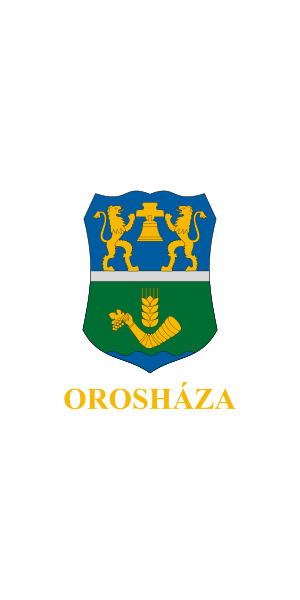 File:Flag of Orosháza (vertical; variant).svg