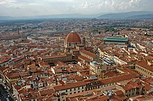 Blick über Florenz Richtung Westen