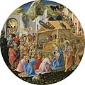 Fra Angelico, Filippo Lippi, Adoration of the Magi Tondo