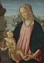 Francesco Botticini - Fecioara și copilul cu tânărul Sf. Ioan Botezătorul.jpg