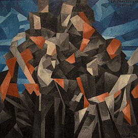 Francis Picabia: Procession i Sevilla, 1912 La Procession, Séville (en)