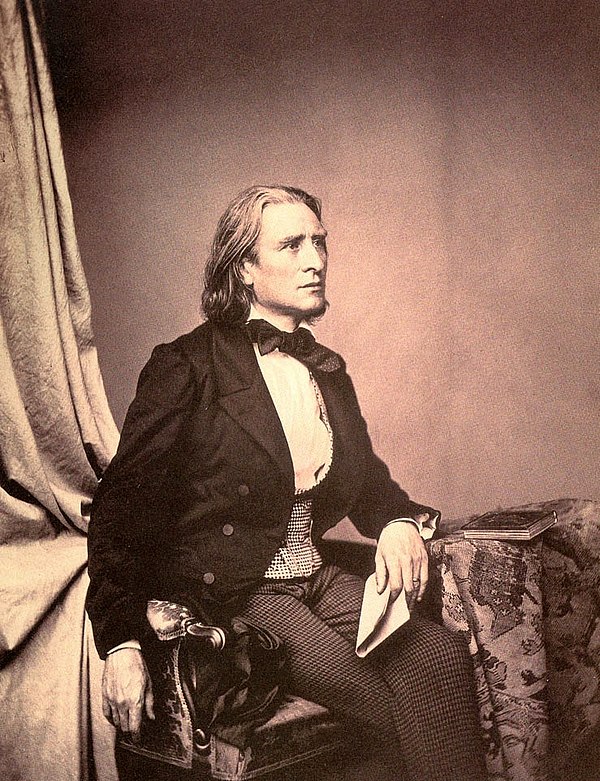 Liszt in 1858