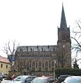 Friedenskirche Radebeul-Kötzschenbroda im Gegenlicht
