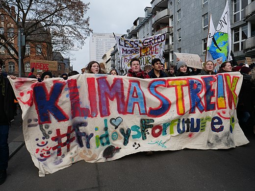 Scholierenprotesten voor het klimaat in Berlijn, 2019