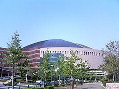 Fukuoka PayPay Dome (pierwszy zadaszony stadion w Japonii)