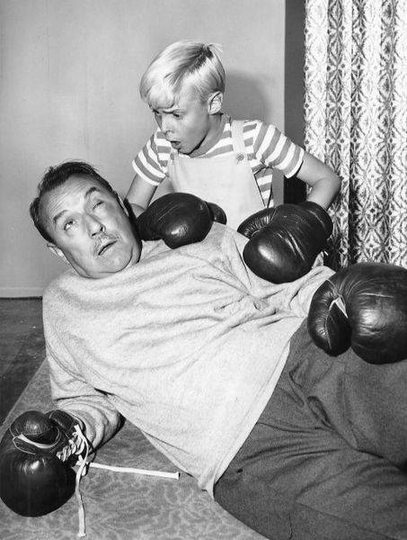 File:Gale Gordon Jay North Dennis the Menace boxing 1962.JPG