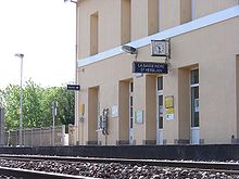 La gare vue du quai.