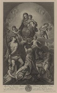 Correggio, Die Madonna des heiligen Sebastian