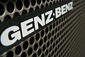 Genz-Benz logo angled view