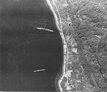 Lutzow
moored in Bogen Bay, 11 June 1942 German cruiser Lutzow and a destroyer in Norway on 11 June 1942.jpg