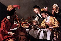 The Concert by Gerrit van Honthorst, c. 1626–1630