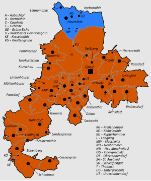 31. Dezember 2012: Eingemeindung von Teilen der Gemeinde „Vogtländisches Oberland“