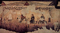 Pinturas encontradas en la excavación de la tumba Gakjeo (각저총) que representan a gente del reino Goguryeo.