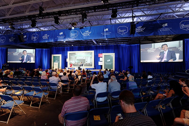 File:Governor of Louisiana Bobby Jindal at New Hampshire Education Summit The Seventy-Four August 19th, 2015 by Michael Vadon 07.jpg