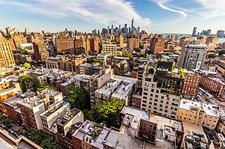 Greenwich Village Neighborhood of Manhattan in New York City