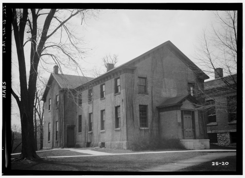 File:HISTORIC AMERICAN BUILDINGS SURVEY JOSEPH T. GOLABOWSKI - PHOTOGRAPHER - APRIL 5,1934. VIEW FROM NORTH-EAST - Shurtleff College, Loomis Hall, Alton, Madison County, IL HABS ILL,60-ALT,1A-1.tif