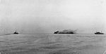イタリア潜水艦から雷撃を受けた軽巡洋艦「ナイジェリア」