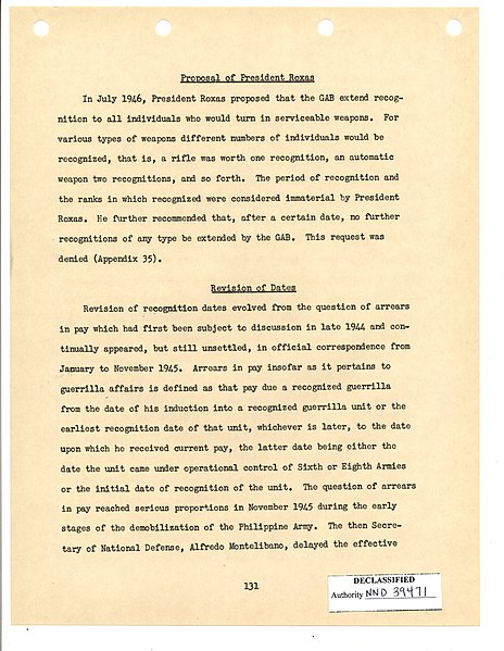 File:HQ Philippines Command, U.S. Army Recognition Program of Philippine Guerrillas, ca. 1949 (1) - NARA - 6921767 (page 137).jpg