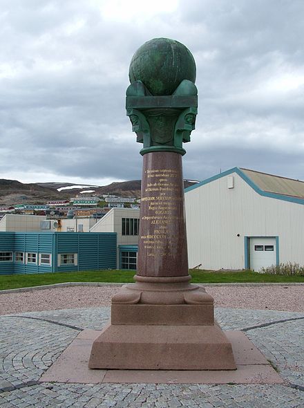 The northernmost station of the Struve Geodetic Arc is located in Fuglenes, Norway.